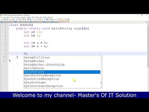How To Addition And Subtraction Two Numbers In Java Java Project Java Assignment Java Coding