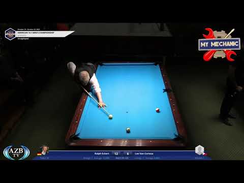 2021 American 14.1 Straight Pool Championship - Ralph Eckert vs Lee Vann Corteza