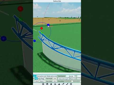 How To Make a SMOOTH COASTER In Theme Park Tycoon 2! #shorts
