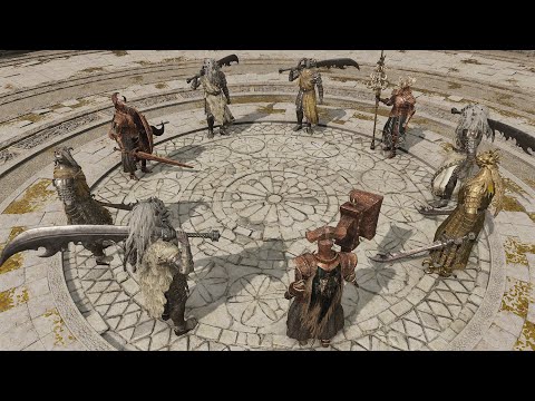 Crucible Knight Vs Horned Warrior - Elden Ring Shadow of the Erdtree