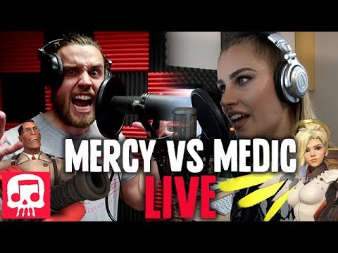 Mercy vs Medic Rap Battle LIVE by JT Music