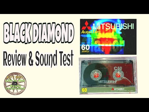 Mitsubishi Black Diamond Type 1 Cassette Tape: In-Depth Review and Sound Test