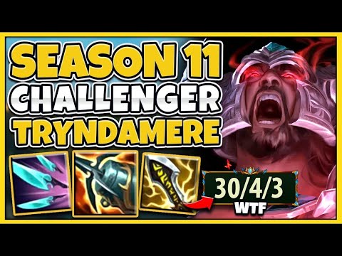 TOOK THE BEST SEASON 11 TRYNDAMERE BUILD INTO CHALLENGER TO PROVE ITS BROKEN! - League of Legends