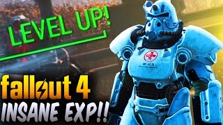 Fallout 4 Insane Fastest EXP Glitch - 10-20k XP Per Minute! (Fallout 4 Glitches After Patch 1.4/1.5)