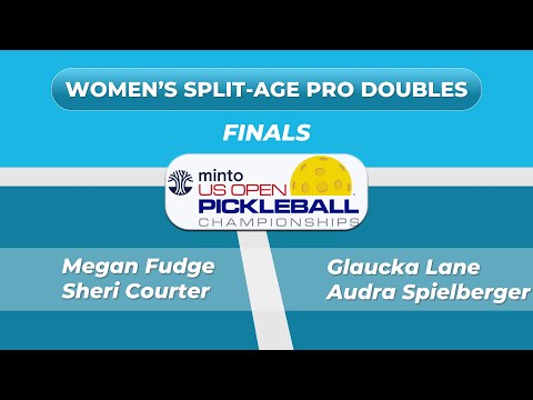 2025 US Open Pickleball Split-Age Pro Women’s Doubles Gold Medal Match