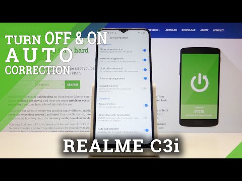 How to Enable Word Auto Correction on REALME C3i – Text Correction Options