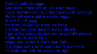 Ace Hood - Bugatti (Remix) Feat. Wiz Khalifa, T.I., Meek Mill..ect [lyrics on screen]