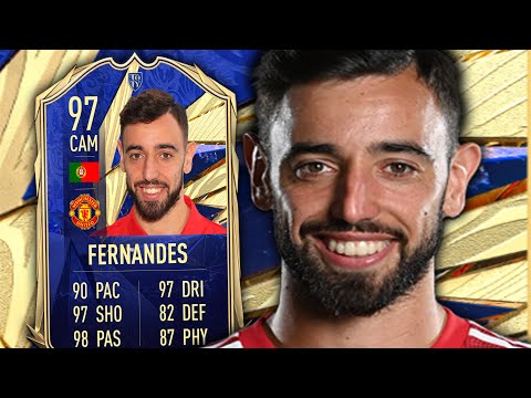 PENANDES!!! 97 TOTY BRUNO FERNANDES PLAYER REVIEW - FIFA 21 ULTIMATE TEAM