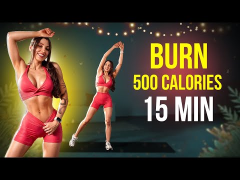 BURN 500 CALORIES with this 15 Minute Cardio Workout | HIIT Workout At Home