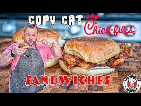 Fried Chicken Sandwiches - Copycat Chick-fil-a sandwiches on the Blackstone Griddle!