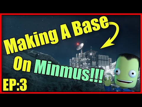 Habitat and lander | KSP Minmus Base | EP3