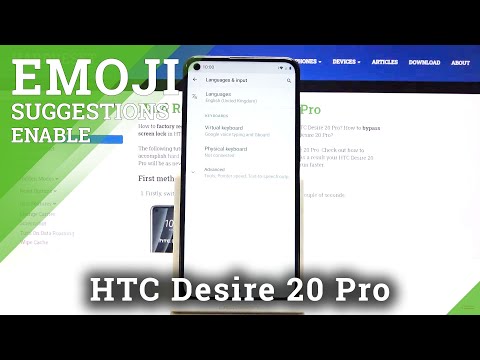 How to Activate Predictive Emoji in HTC Desire 20 Pro – Enable Emoji Suggestions