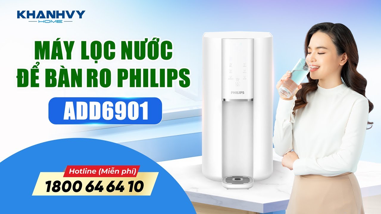 Máy lọc nước để bàn RO Philips ADD6901