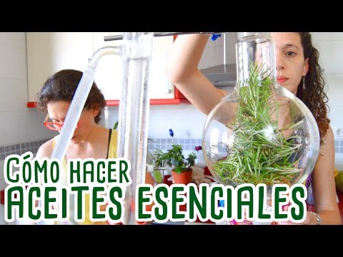 CÓMO HACER ACEITES ESENCIALES  EN CASA