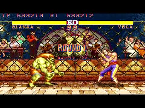Street Fighter II | Blanka vs Vega