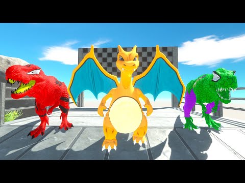 Race Championship T-rex Vs Charizard Hunting Found Jurassic World Ev Marvel Comics