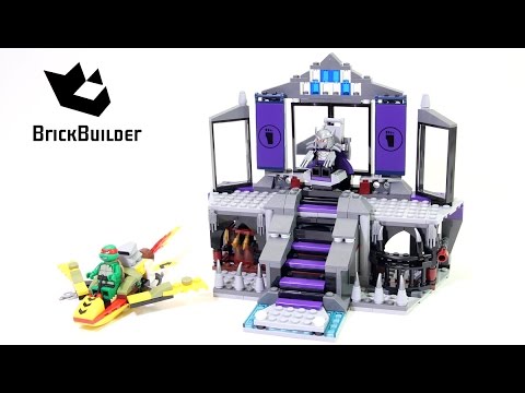 Vidéo LEGO Tortues Ninja 79122 : L'échapée de la tanière de Shredder
