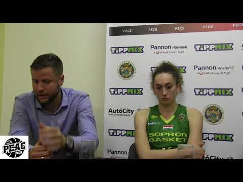 PEAC-PÉCS - Sopron Basket 83:77 (sajtótájékoztató)