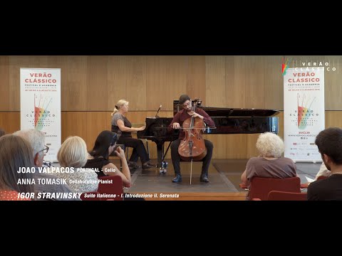 Festival VERÃO CLÁSSICO 2019 - TalentFest, João Valpaços (cello) - Stravinsky