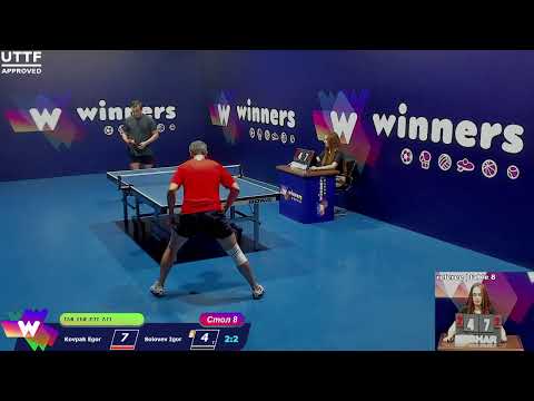 Kovpak Egor vs Solovev Igor. WINners CUP Table Tennis 8 26.12.2020 10:45
