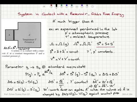 Week 10-5 Gibbs Free Energy