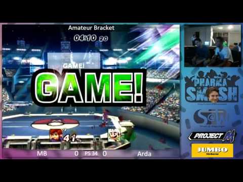 PS34 - Mickey Blue (Random Allstar) vs Arda (Mario, Charizard, Ike) | Amateur Bracket