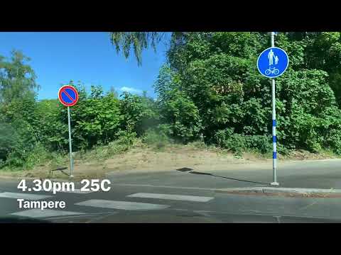 After Work Car Vlog Driving in hot summer | Today in Finland #113