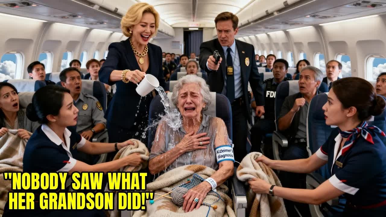 Karen Dumped Ice Water on Alzheimer’s Grandma on Flight 363 — Nobody Saw This Coming