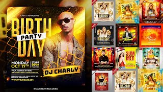 20+ Party Club Flyers Design In Photoshop Tutorial-Graphics Wonderland