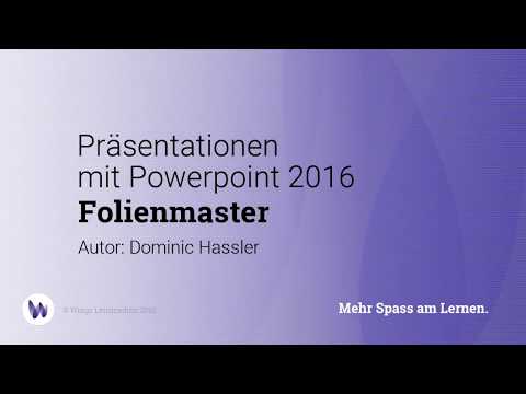 PowerPoint 2016/365 Folienmaster