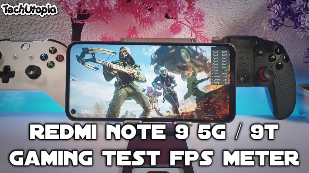 Redmi Note 9 5G Gaming test New updates! With FPS meter/heating/thermals/CPU Dimensity 800U Note 9T