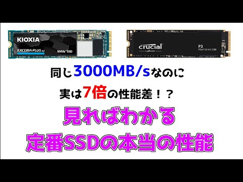 9割の人が知らない定番SSDの本当の性能を検証・SSDの選び方も解説。SLCキャッシュ、DRAMキャッシュ、TLC、QLCでSSDはこんなに違う！M.2 NVMe Gen3の3製品で比較。