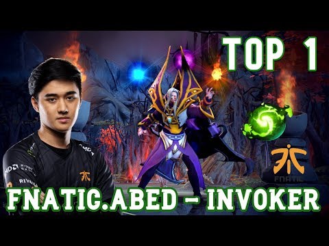 FNATIC-ABED  INVOKER beautiful combo Double Cataclysm