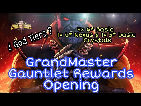 GrandMaster Gauntlet's Rewards/Crystal Opening