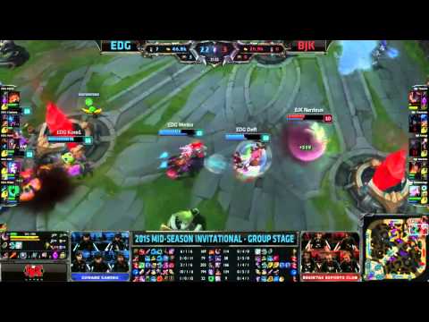 Deft mechanics in EDG vs BJK