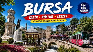 BURSA Walking Tour 🇹🇷 | Historic City Center, Grand Mosque, Koza Han & Ottoman H
