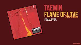 TAEMIN - Flame of Love (Korean) [Female Pitch Ver.]