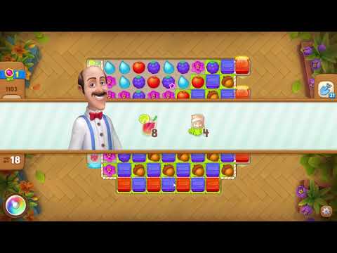 Gardenscapes 1103 Level - 18 moves - NO BooSTERS