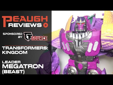 Video Review: Transformers: Kingdom - Leader MEGATRON (Beast Wars)