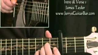 How To Play James Taylor Circle Round The Sun (intro only)