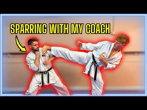 Sparring my coach