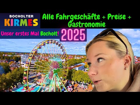 Bocholt Fair 2025 / All rides + prices + restaurants / Bocholt / Vlog / Parking / Tour