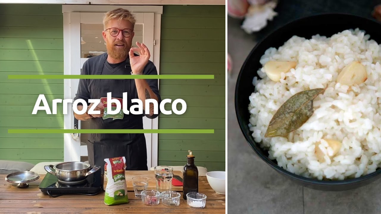 Cómo cocer arroz blanco