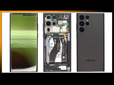 Samsung Galaxy S22 Ultra Restore Recover and Fix Cracked Screen Display ASMR