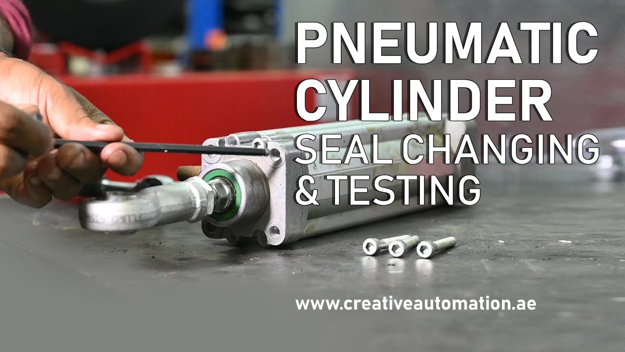 Pneumatic Cylinder Seal Changing | How to use a pneumatic cylinder