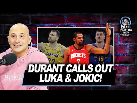 ALL STAR DRAMA: KD Takes Shots at Luka & Jokic! | The Craig Carton Show