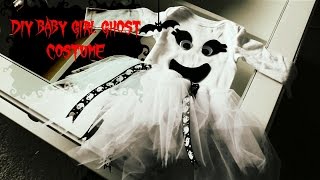 DIY BABY GIRL GHOST HALLOWEEN COSTUME