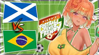 【WATCHALONG】Brazil vs Scotland ft. Alien Abduction?【Kiara's Football Fever Frenzy】