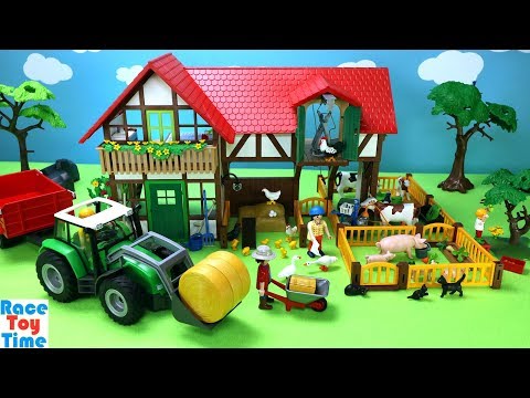 Playmobil Large Farm Building Playset with Animals Toys For Kids