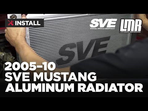 How To Install SVE Mustang GT Aluminum Radiator (05-10)